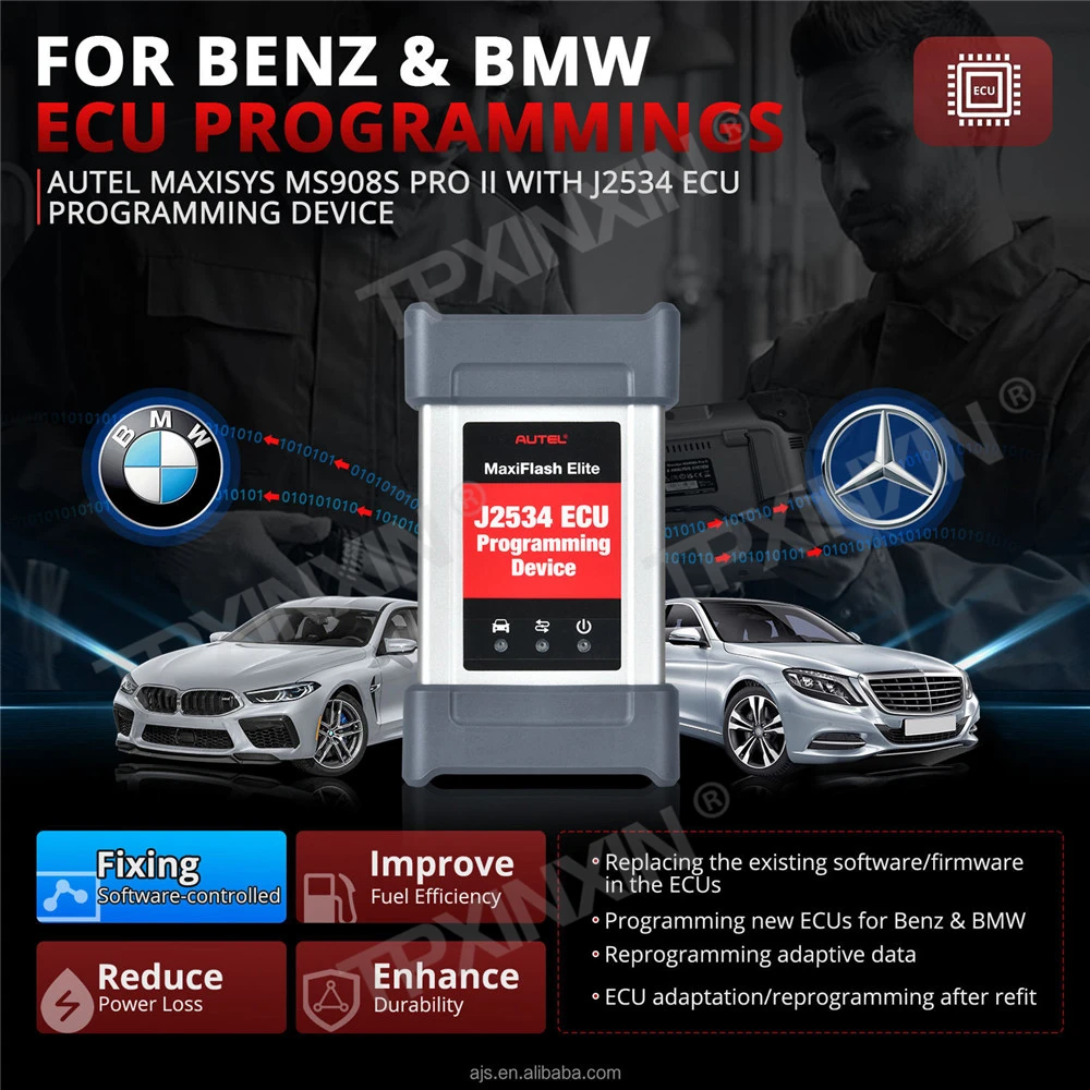 Autel MS908S Pro II с J2534 ECU программирующее устройство Android 10 система 4 + 128 ГБ OE-уровень все