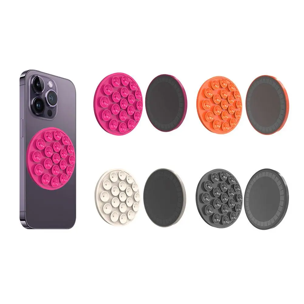 Магнитный держатель для телефона на присоске силиконовый магнит настенный