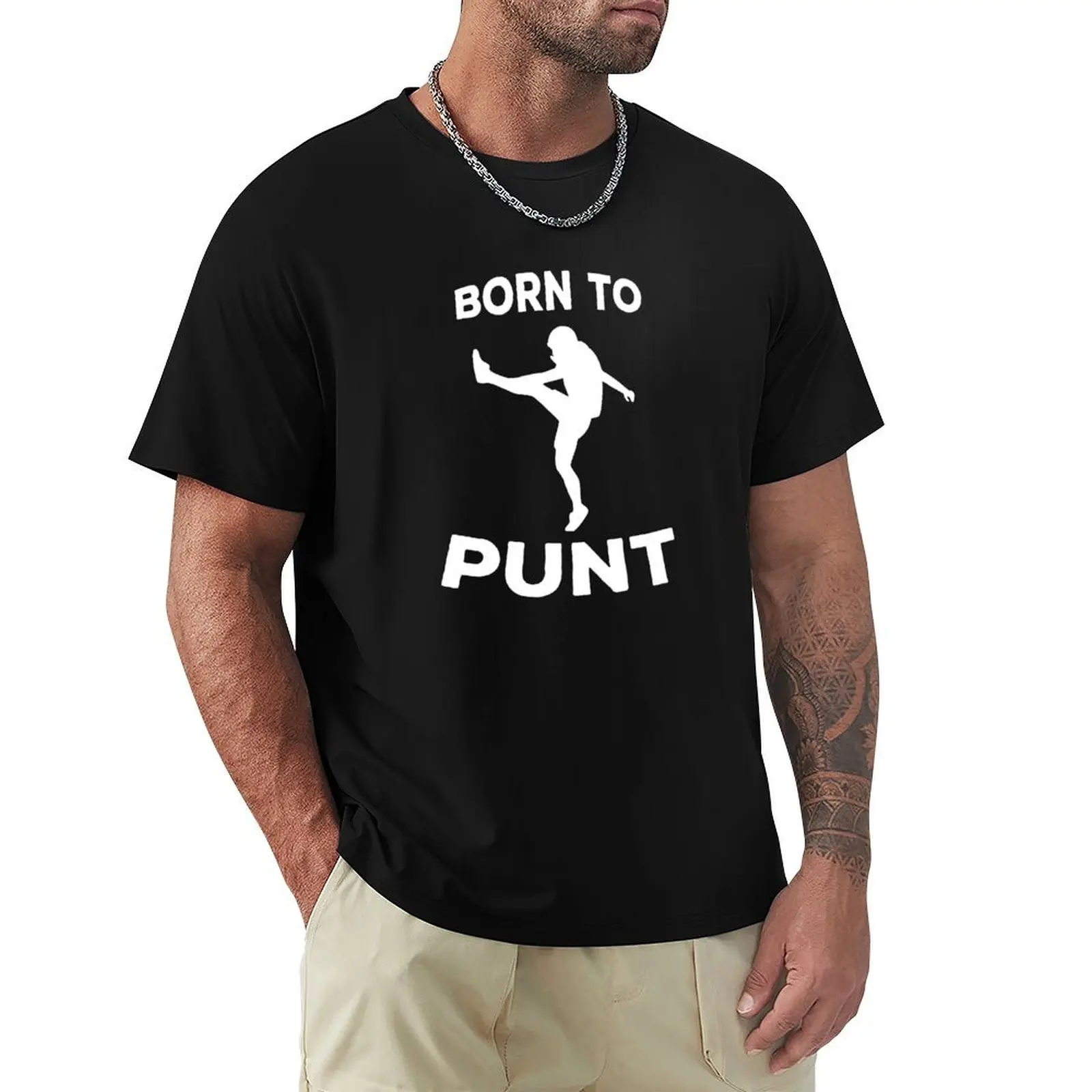Фото Футбольная рубашка Punter, футболка Football Punter, подарок для Punter, High School College Punter, футболка Special Teams, футболка Punt Fo №1