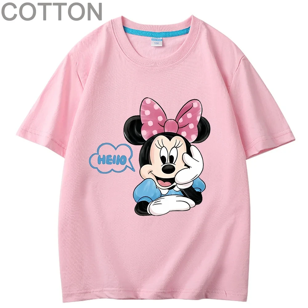 Хлопковая футболка Disney с Микки Маусом и короткими рукавами