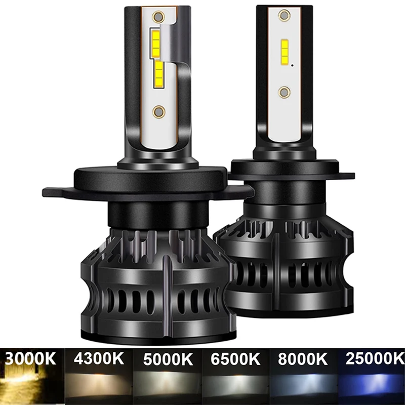 

GBKOF 120W 20000LM Car Headlight CSP H4 H7 H1 LED Bulb COB Car Light H8 H9 H11 4300K 5000K 6500K 8000K 25000K Auto Fog Light 12V