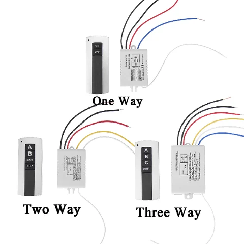 Цифровой переключатель с дистанционным управлением, ресивер для включения/выключения переменного тока, беспроводной переключатель с дистанционным управлением для лампы