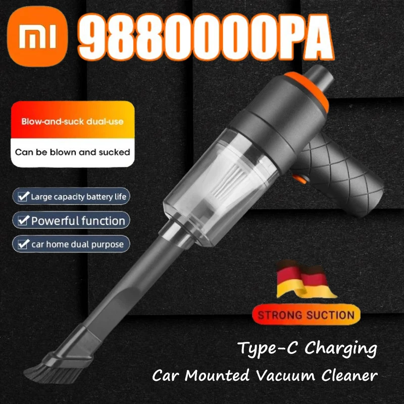 

Многофункциональный пылесос Xiaomi 9880000 Ручной перезаряжаемый пылесос высокой мощности PA Мини беспроводной бесщеточный для автомобиля