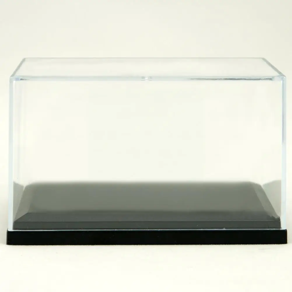

Transparent Acrylic Case PVC Hard Cover Display Box for Scale 1:43 1:64 Car Model Collectible Miniature Figure Protection B S2X5