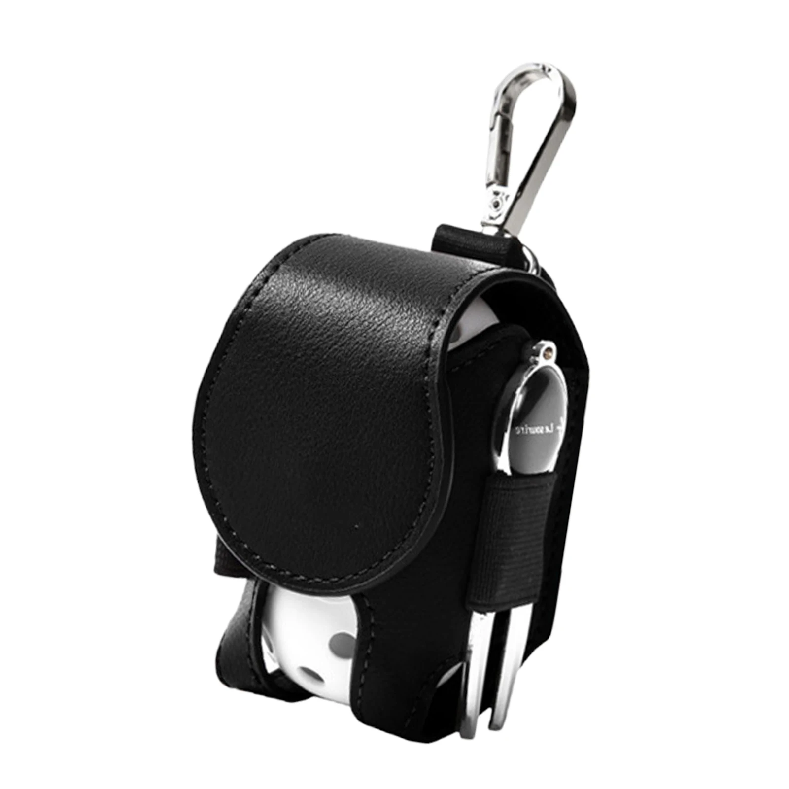 

Golf Tee Bag Golf Ball Tee Storage Waist Bag Tee Holder Tool Carrier With Metal Button Hold 2 Balls Golf Ball Bag Storage Pouch