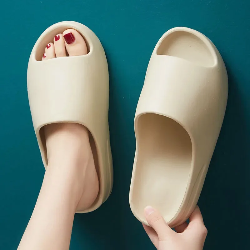 

Soft EVA Slippers Men Women Summer Beach Slippers Fashion Outdoor Indoor Platform Flip Flops Serrated Sole Anti-Slip Shoes