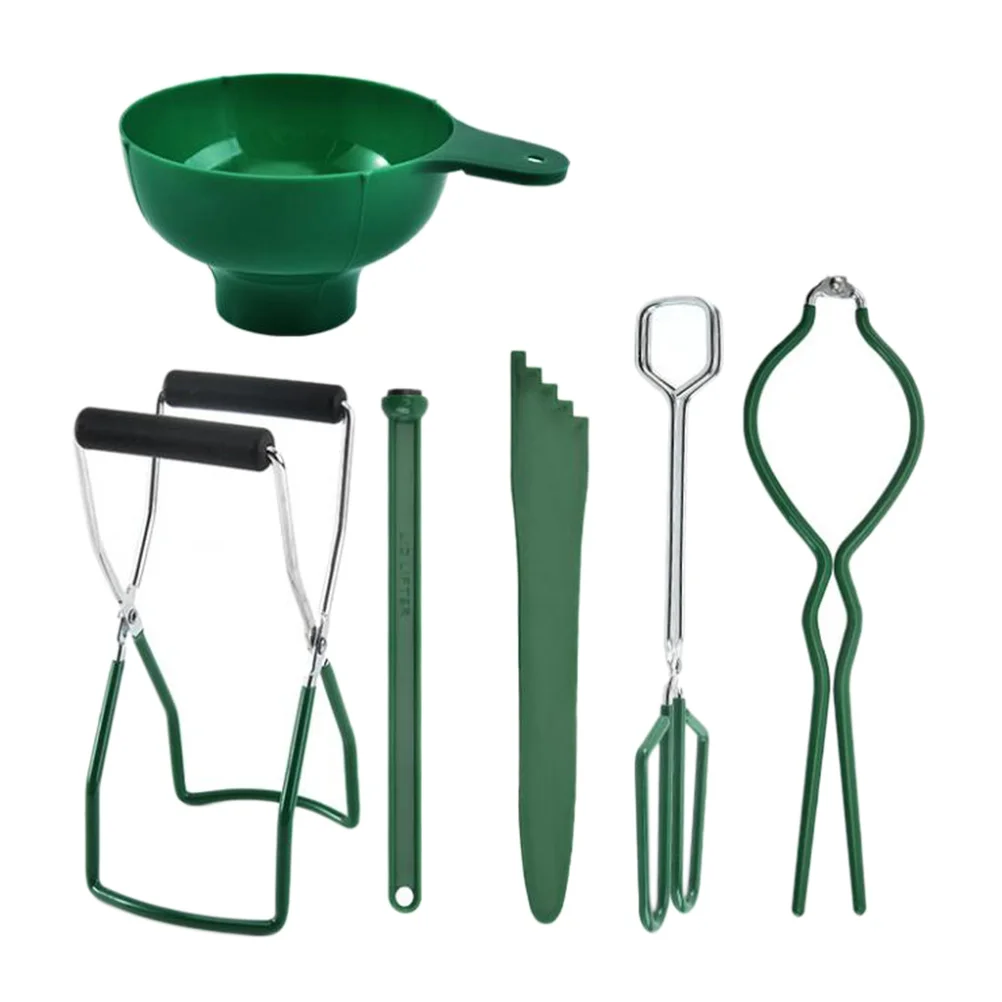 

Canning Jar Funnel Lifter Tongs Cliptools Cananti Bottle Oilmetal Kit Kitchen Supplies Clamp Bubble Measurer Wide Mouth Gripper