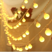 led ball string lights 3m6m garden fairy bedroom decor wedding home indoor christmas tree decoration battery powered