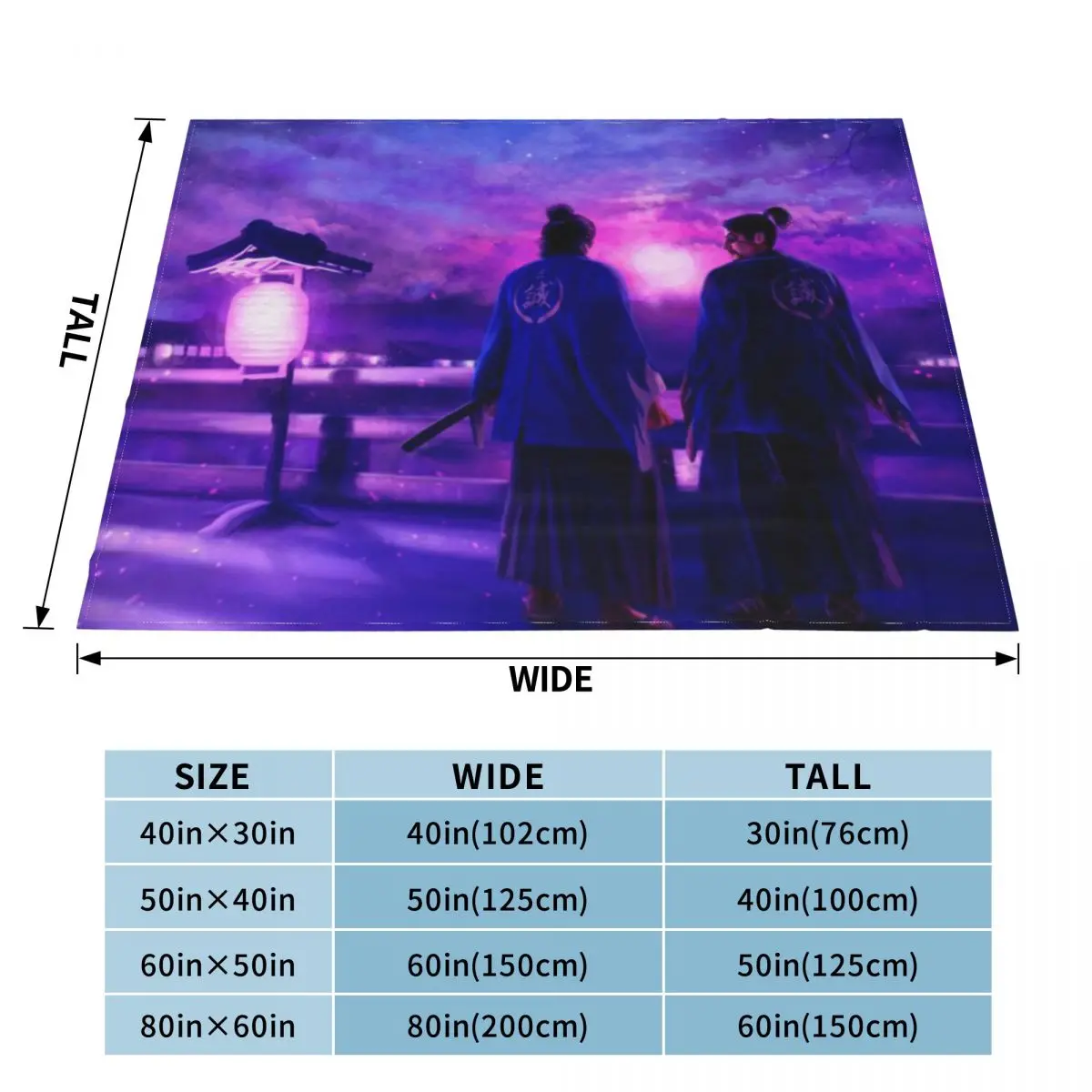 Kazumaji Ishin An Ultra-Soft Micro Fleece Blanket