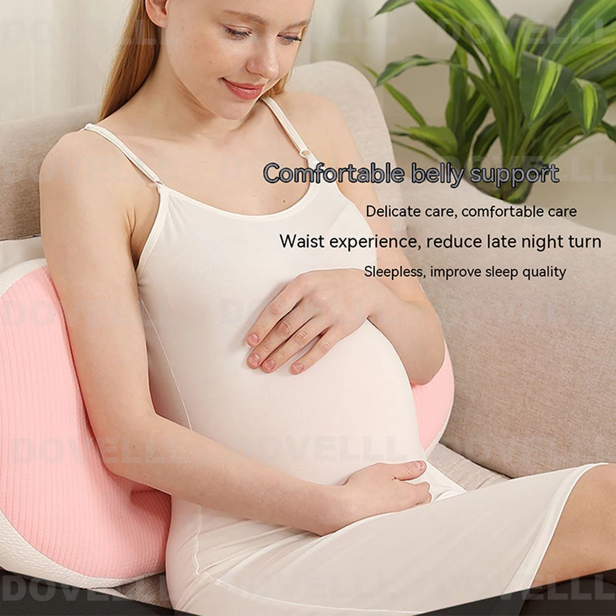 Удобная роскошная подушка для беременных сна из искусственного меха идеально