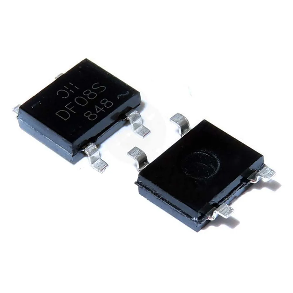 

10 шт./лот новый SMD выпрямитель переносицы DF08S DF08SA 1A 800 в выпрямитель SOP-4 фута