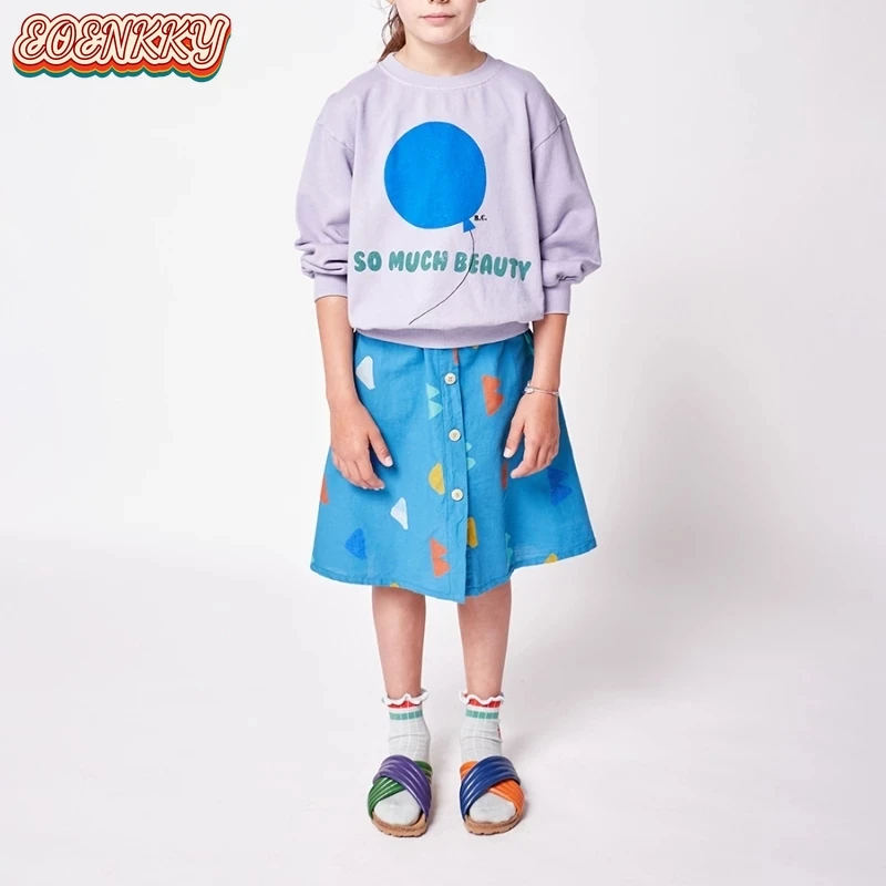 Детская хлопковая толстовка Bobo с мультяшным рисунком новинка на весну и осень