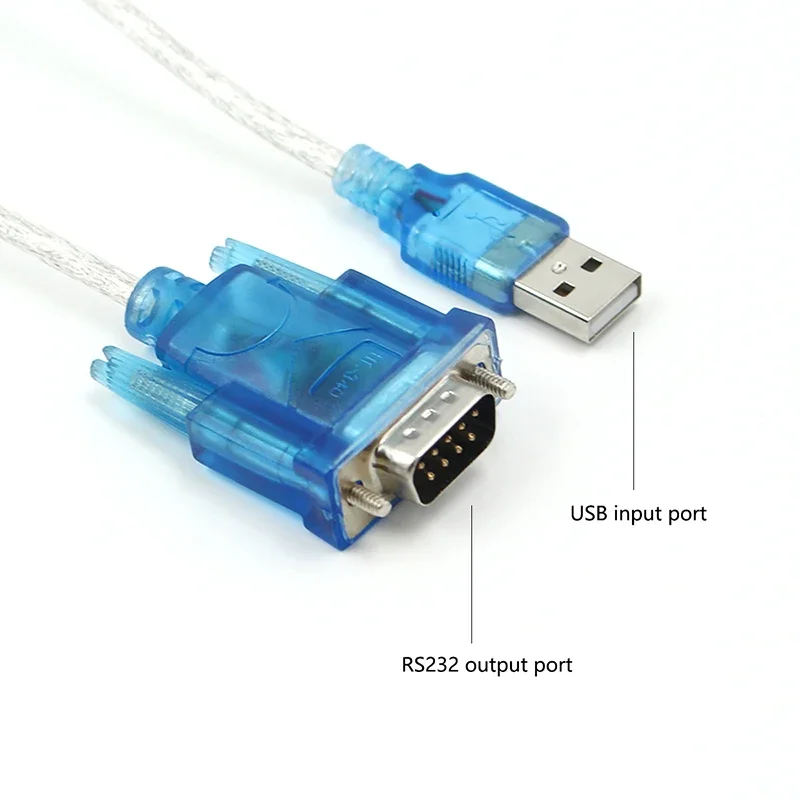 Кабель-конвертер USB в RS232 DB9 последовательный 9-контактный COM-порт адаптер папа