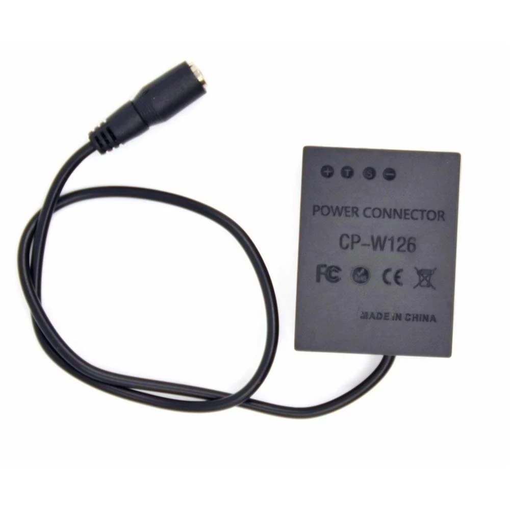 

CP-W126 NP-W126 Fake Battery Adapter For Fujifilm X-A3 A2 E3 E2 Pro3 X-T3 T2 X-T30 T20 100V X-H1 A5 A20 FinePix HS33EXR HS50EXR