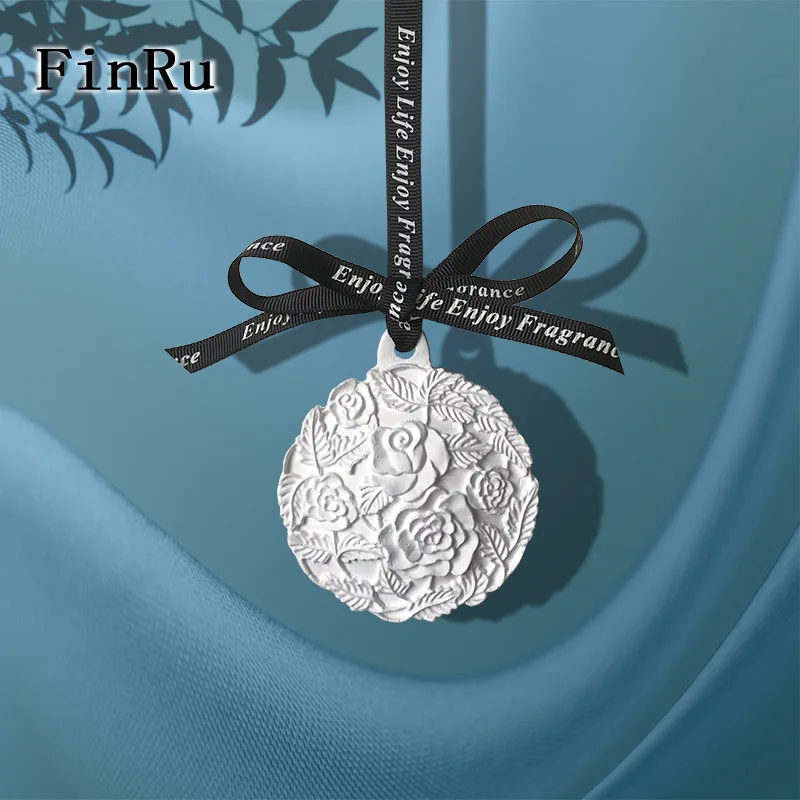 

FinRu Car Rearview Mirror Suspension Decorative Pendant Ceramic Solid Air Freshener Gypsum Essential Oil Diffuser Aroma Stone