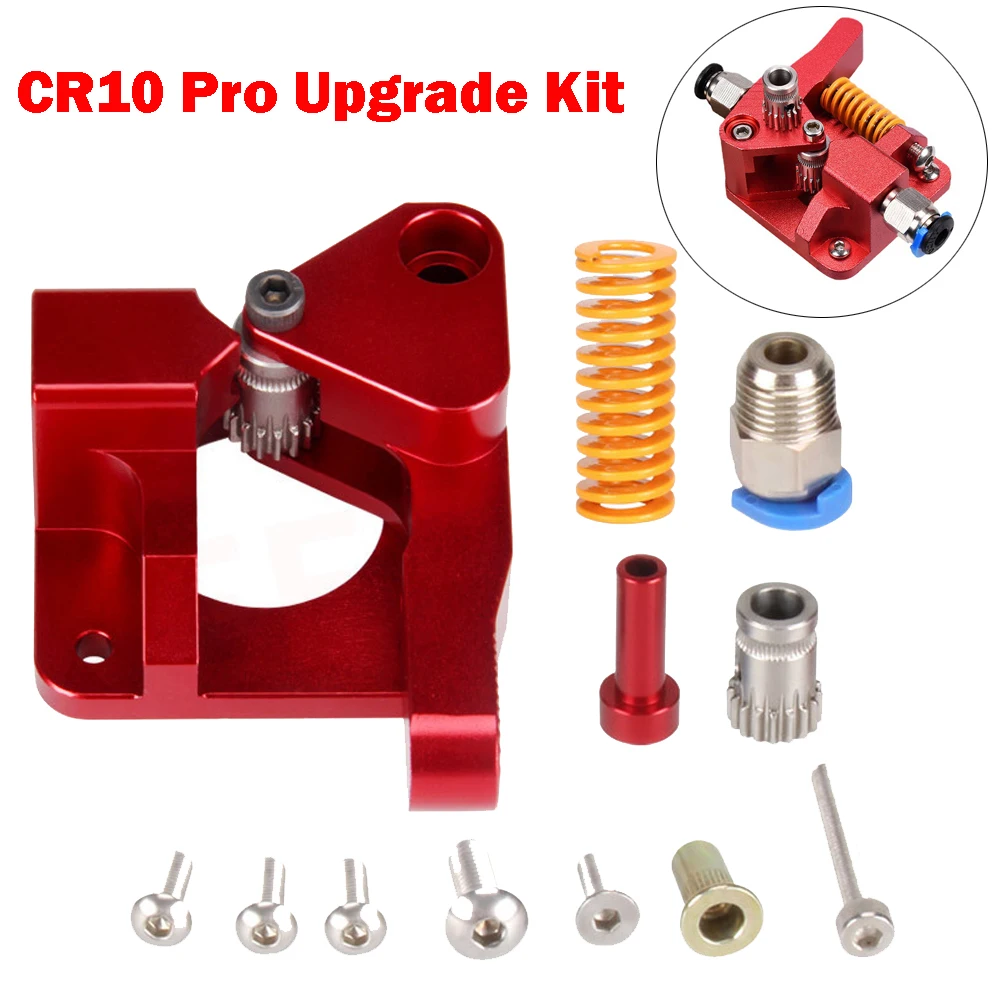 

MK8 Upgrade Dual Gear Extruders Compatible with Creality Ender 3/5 CR10S CR-10 Pro for 3D Printer 1.75mm Filament