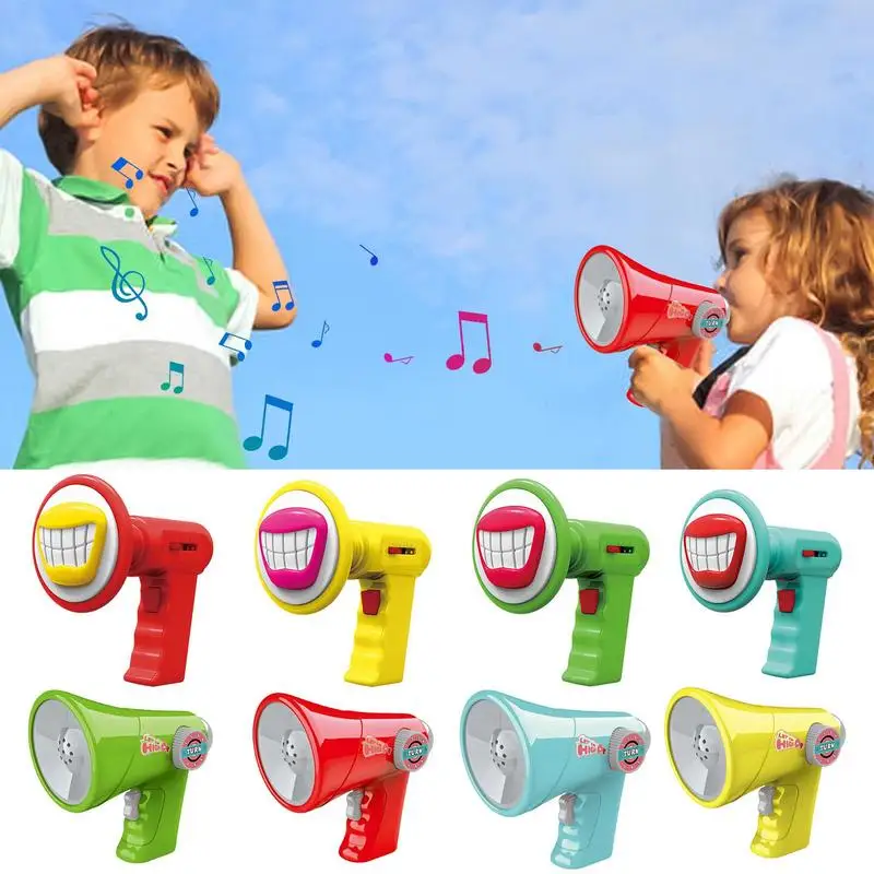 

Kids Voice Changer Megaphone Funny Voice Changing Amplifier Toy Handheld Loudspeaker Megaphone Trick Joke Toy Funny Kids Playset