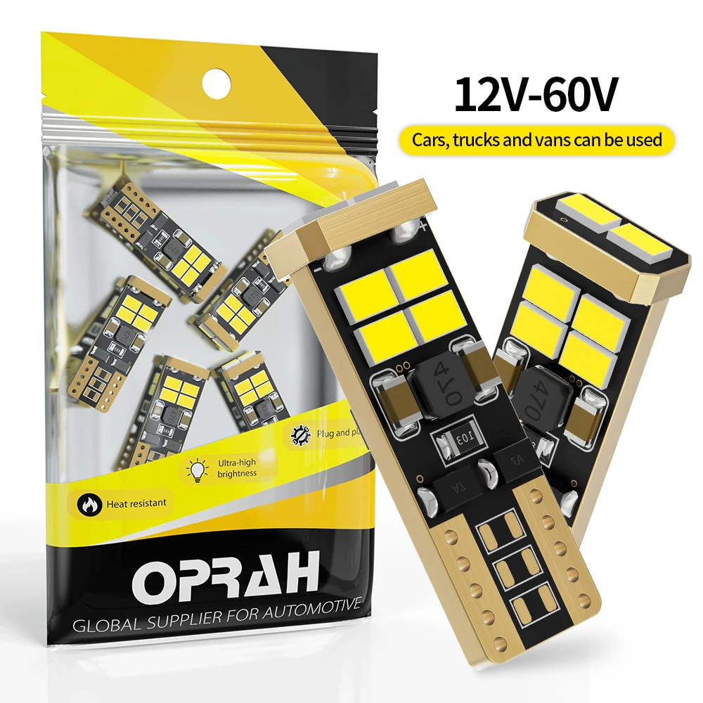 

2x W5W T10 LED CANBUS без ошибок 3020 SMD замена для автомобильных парковочных фонарей внутренняя карта купольная лампа для чтения номерного знака 12 В