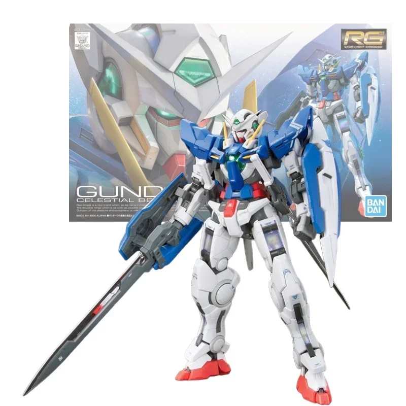 Фото Конструктор Bandai RG 00 Raiser Exia Gundam 15 1/144 Oo Gundam: Сборная модель, крутой подарок, фигурка меха-воина, развивающая игрушка №1