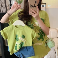 monmy and me matching t shirts mom daughter equal parent child t shirt summer family shirt women baby girl short sleeve tops tee