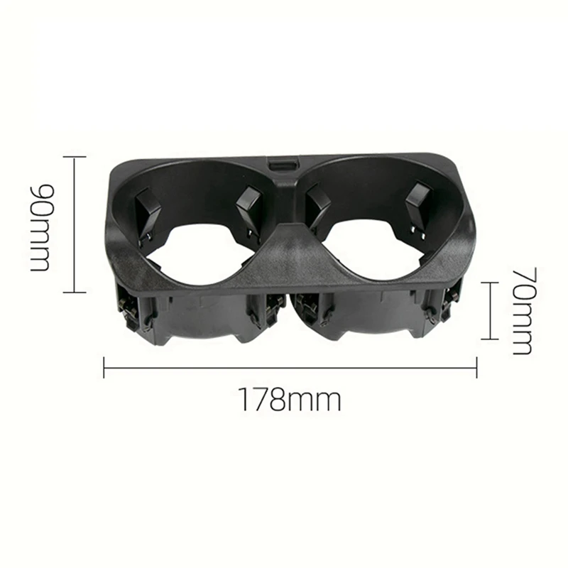 1 шт. автомобильный подстаканник центральная консоль черный ABS для Mercedes-Benz S-Class W221