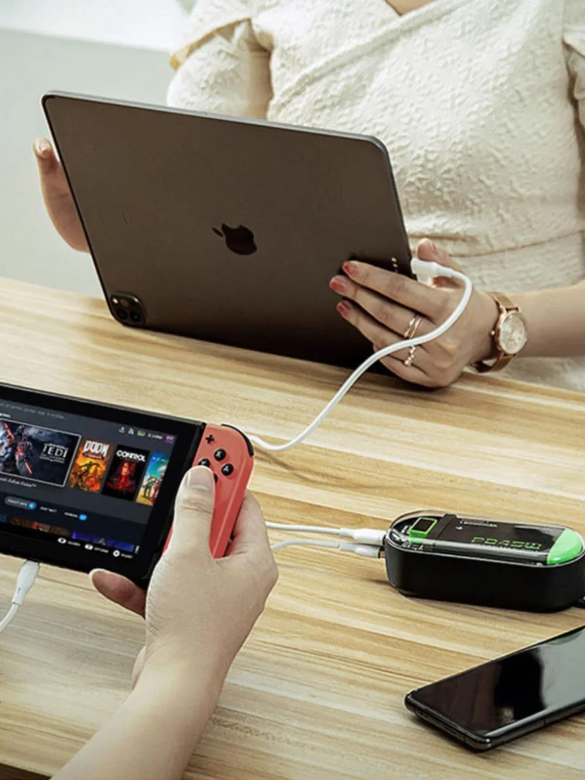 Кабель IDMIX с зарядным кабелем 15000 мАч