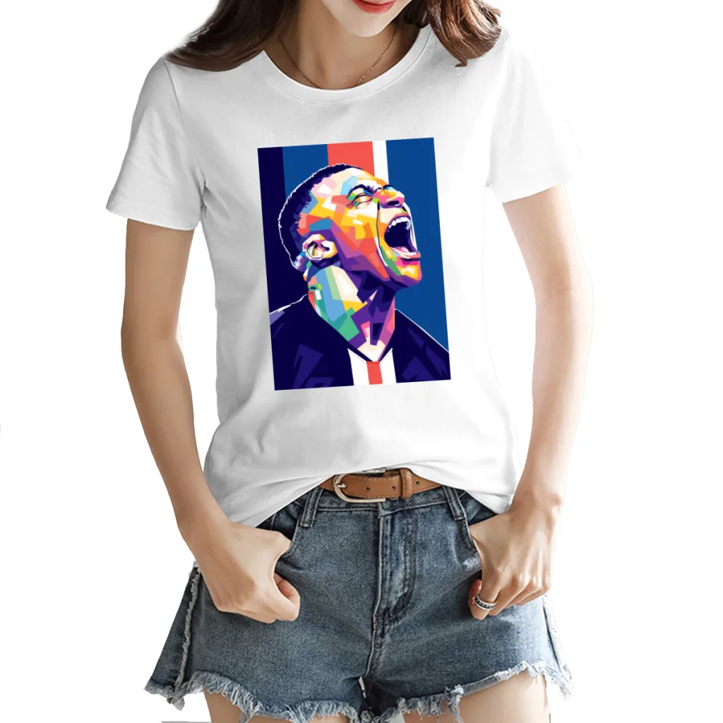 

Топ Футболка Франция Kylianer и Mbappé и Mbappe (10) Футбольная команда горячая Распродажа Home Sports Champion высокое качество европейский размер