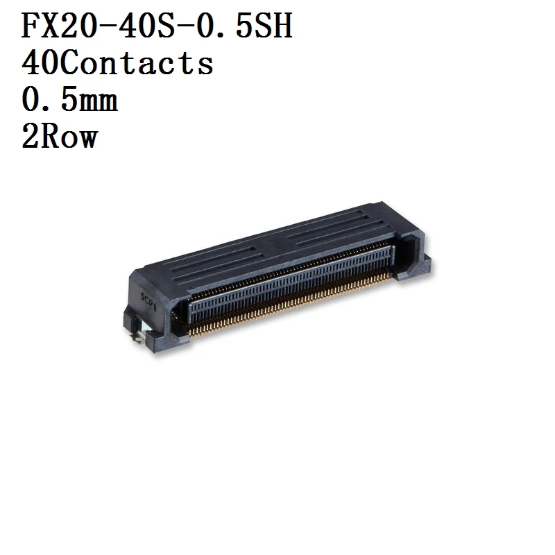 

HIROSE-Conector FX20-40S-0.5SH,40S-0.5SV Connector, Header, 0.5 mm, 2 Row, board to board Needle seat 5 unids/lote