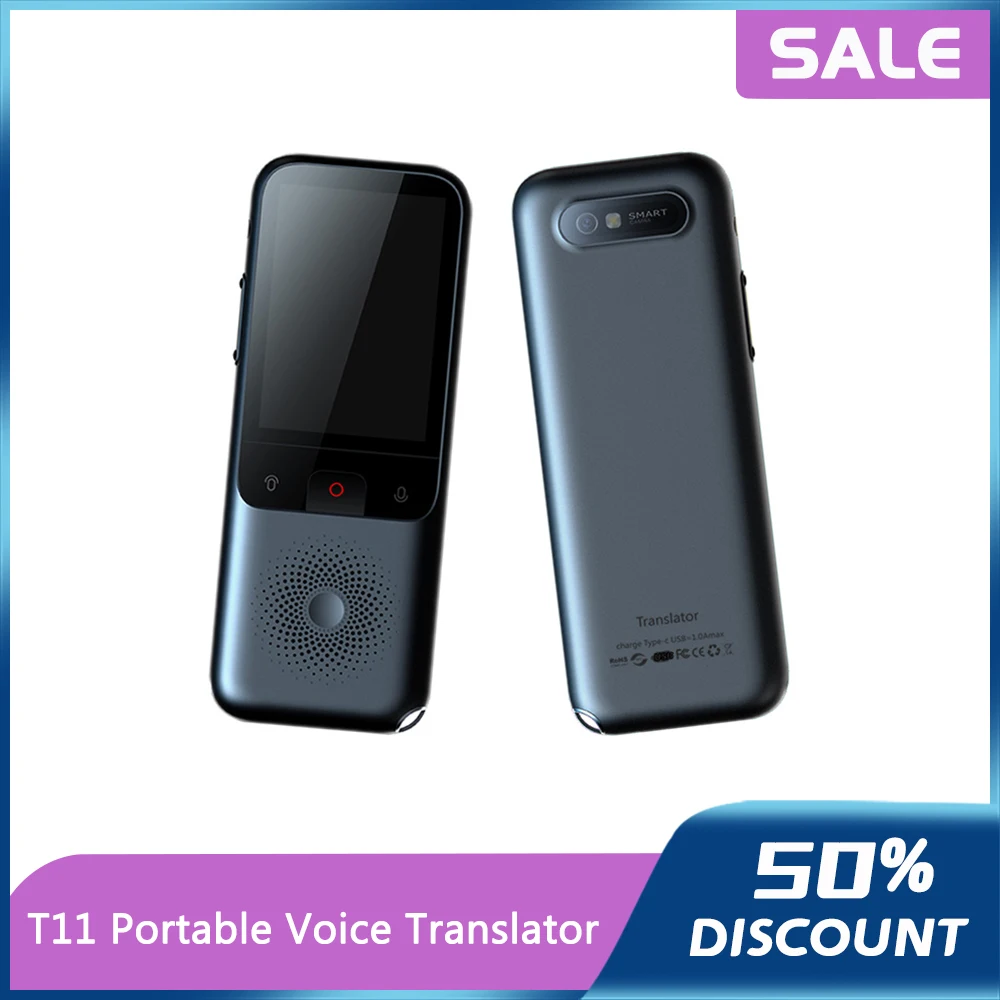 

T11 ligent Voice Translator Simultaneous Online Translation 138 Languages WIFI Translator