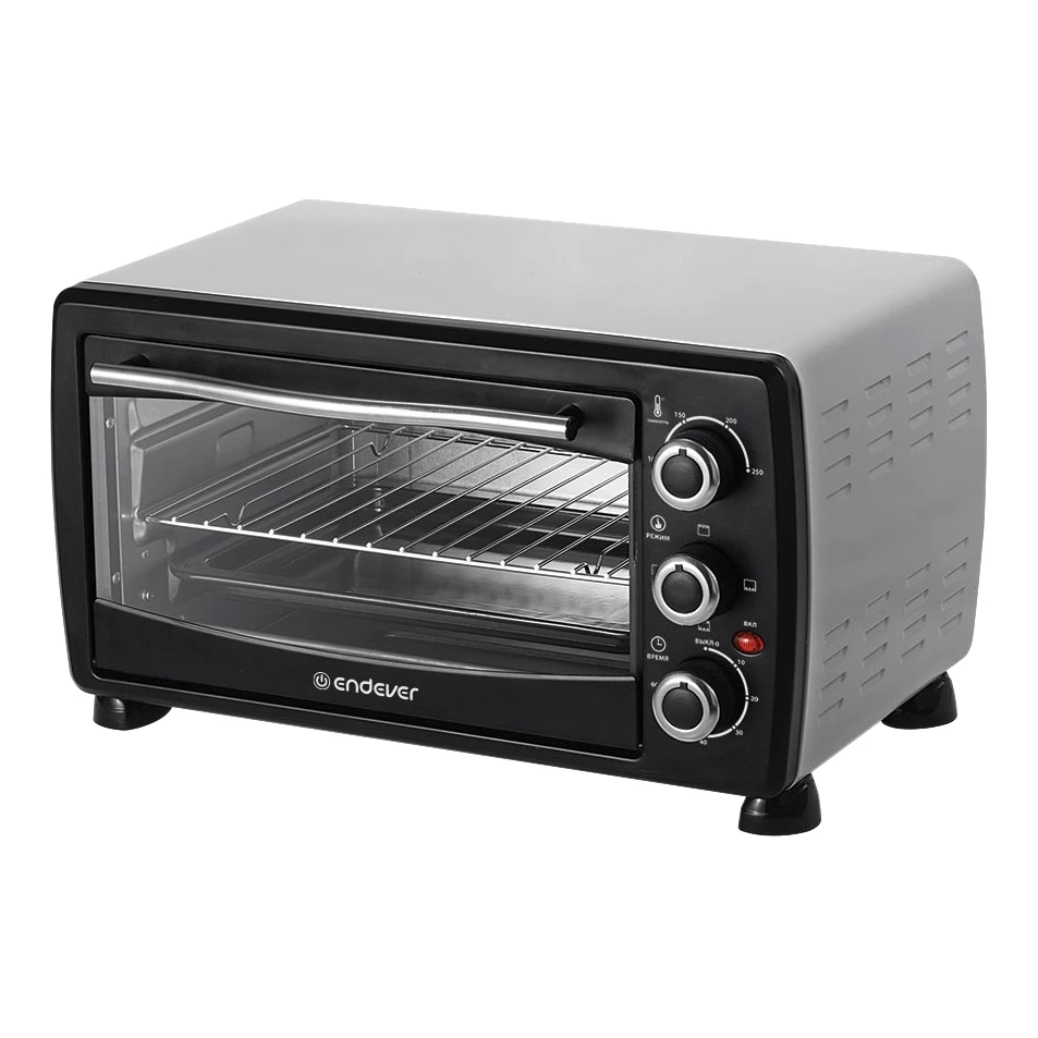 Мини-печь Endever Danko 4008 (Мощность 1500 Вт объем 18 л температурный режим до 250°С три