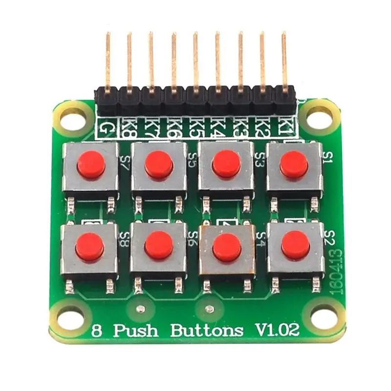 Фото 2 шт. матричные клавиатуры 2x4 и 4x2 с 8 кнопками для Arduino, AVR, PIC, модули 2x4 и AVR PIC №5