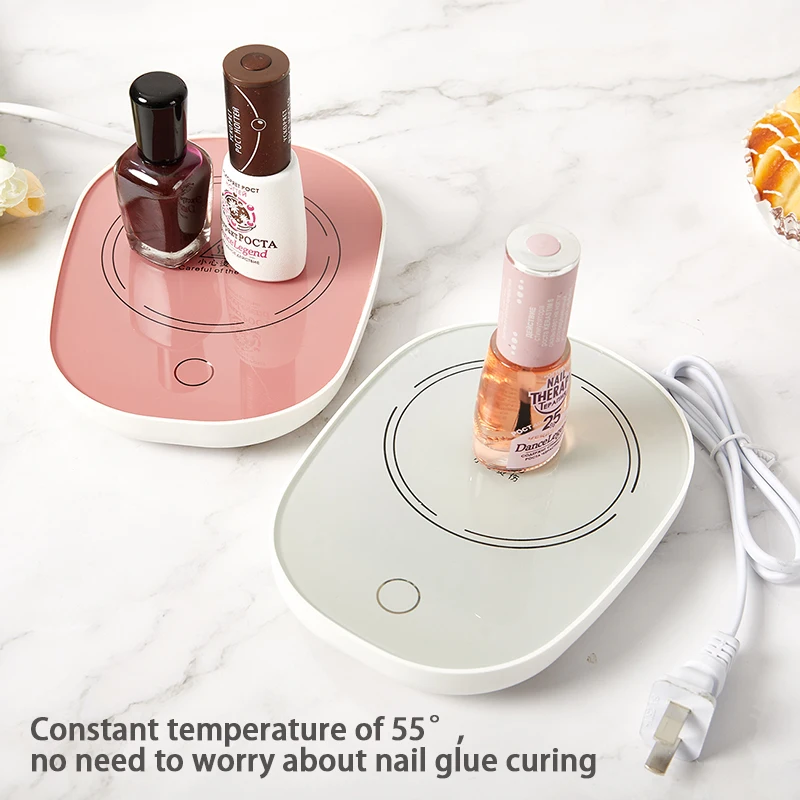 

Nail Polish Gel Heating Pad Extension Glue Phototherapy Glue Low Temperature Heater Nail Dryer Lamp Manicure Pedicure Nail Tools