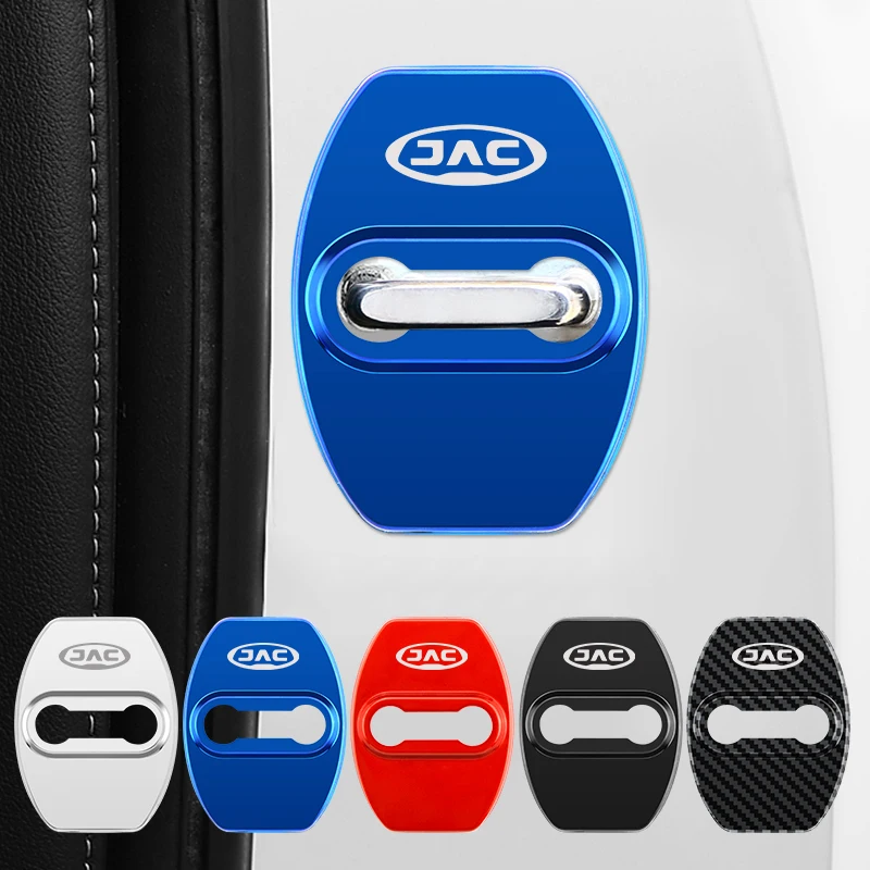 4 шт. автомобильный Стайлинг защитный чехол для дверного замка наклейки аксессуары чехол для JAC S2 S3 S4 S5 T6 T8 X4 X7 X8 A5 R3 iEVS4 iEV7 iC5