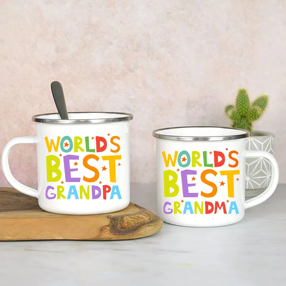 

Mothers Day Gifts for Grandma Birthday Gift for Grandpa Coffee Cup Worlds Best Grandpa Mug Worlds Best Grandma Hot Tea Mugs