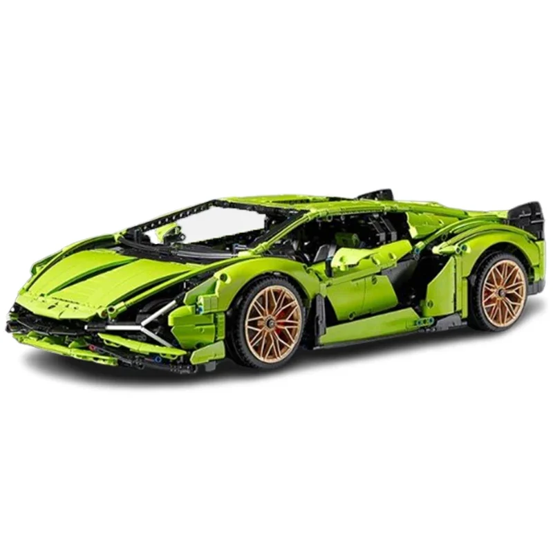 В наличии 3696 деталей строительных блоков MOC совместимых с Moc 42115 модели кирпичей