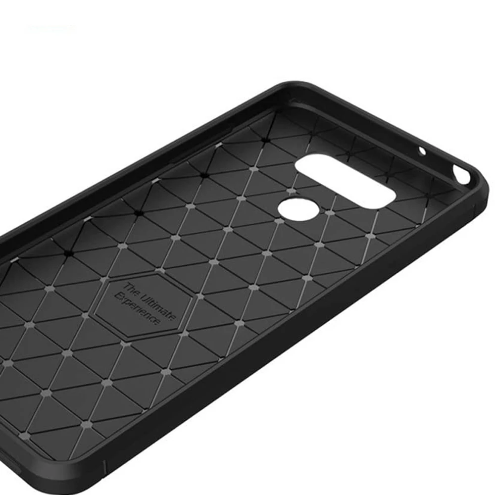Carbon Fiber Phone Case for LG G6 G8S ThinQ K50S K40S K61 K51S K41S Q61 Q51 Q70 Q60 W30 W10 Soft Silicone TPU Cover Case