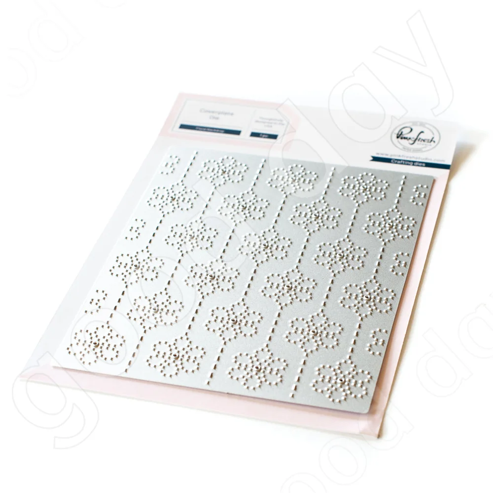 

2022 Arrival New floral Backdrop Coverplate Dies Scrapbook Diary Decoration Embossing Template Diy Greeting card Handmade