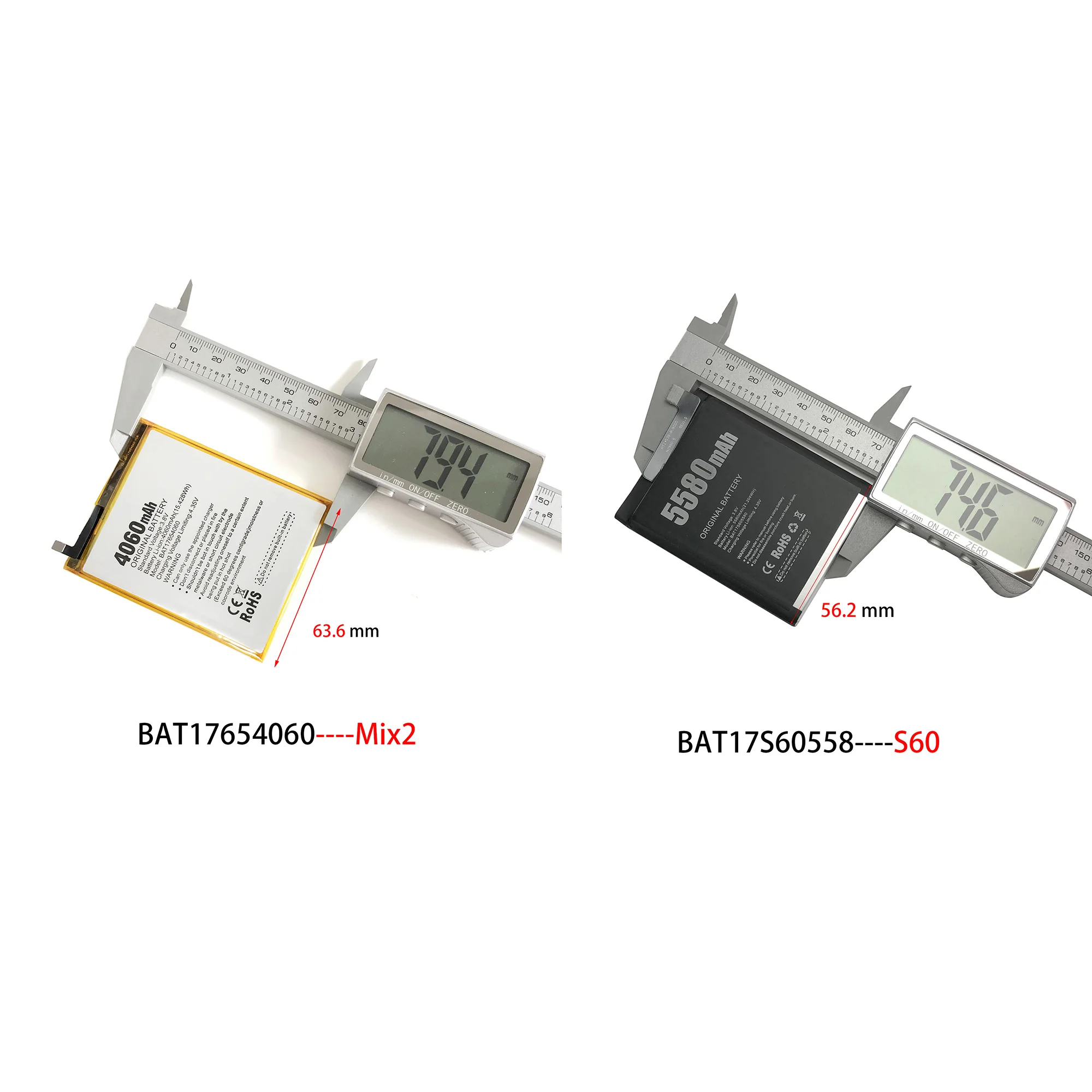 Аккумулятор Для DOOGEE Mix2 N20 S30 S50 S55 S60 S70 S95 Li-полимерная батарея BAT17654060 1919084350 17S305580