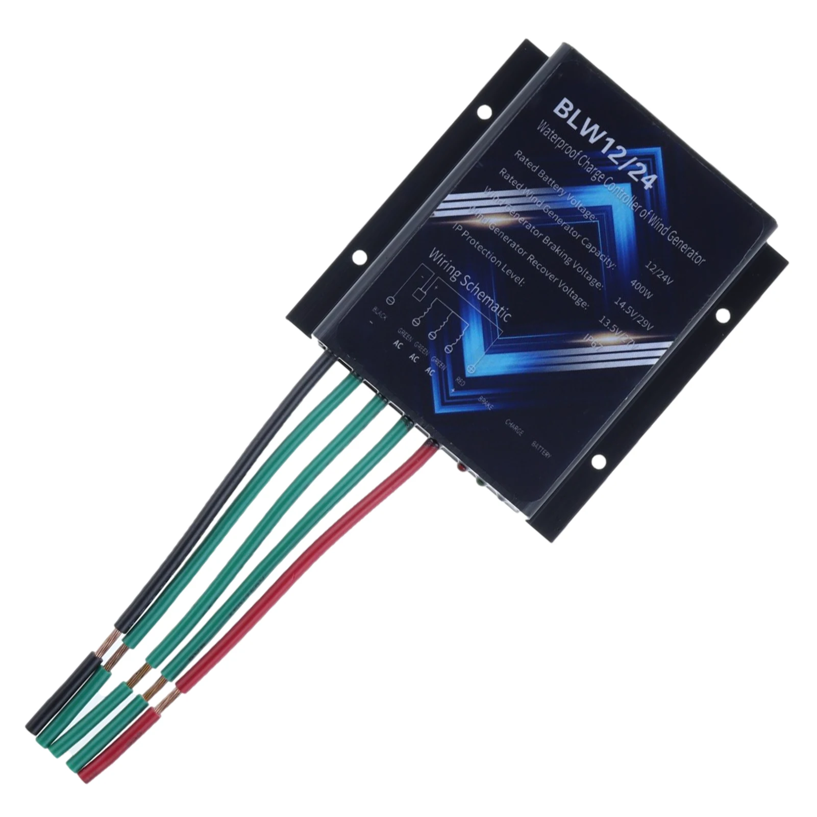 

Контроллер заряда ветра, 400 Вт, постоянный ток 14,5-29 в, контроллер заряда ветряной турбины, регулятор заряда IP67, водонепроницаемый автоматиче...