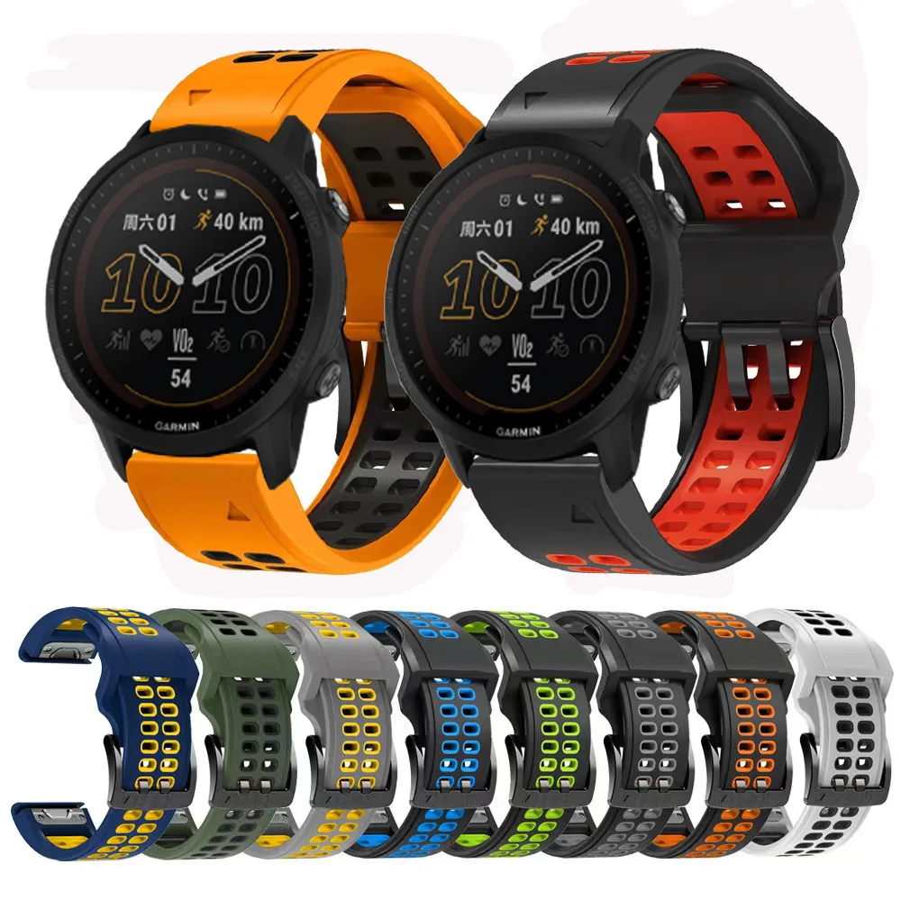 

Quick Fit Watchband For Garmin Forerunner 955 Watch Silicone Strap For Garmin Fenix 7X 7 6X 6 5X 5 3HR/Enduro/EPIX/MARQ Bracelet