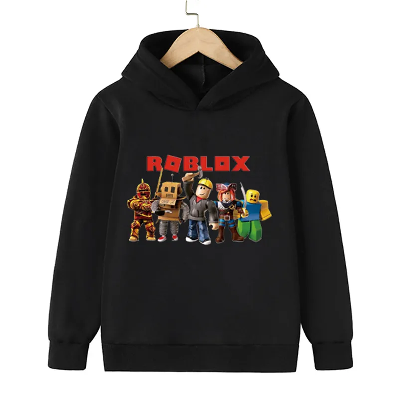 Зимние забавные толстовки Robloxing для девочек и мальчиков на зиму весну хлопковые