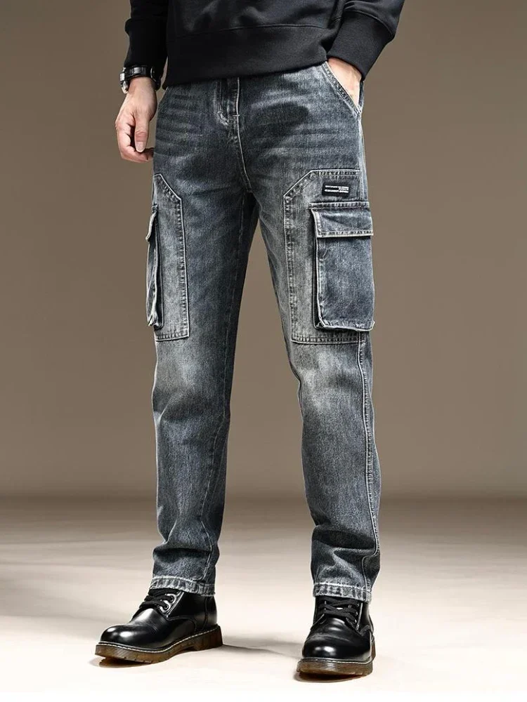 Брюки-карго мужские мотоциклетные