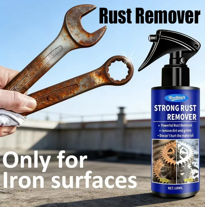 

Мощное средство для удаления ржавчины с автомобиля, спрей для очистки выхлопных труб, уход за колесными дисками, очиститель металла от железных пятен