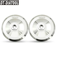 dt diatool 2pcs aluminum base backer m14 thread sanding discs backing holder dia 5125mm for diamond polishing pads longer life
