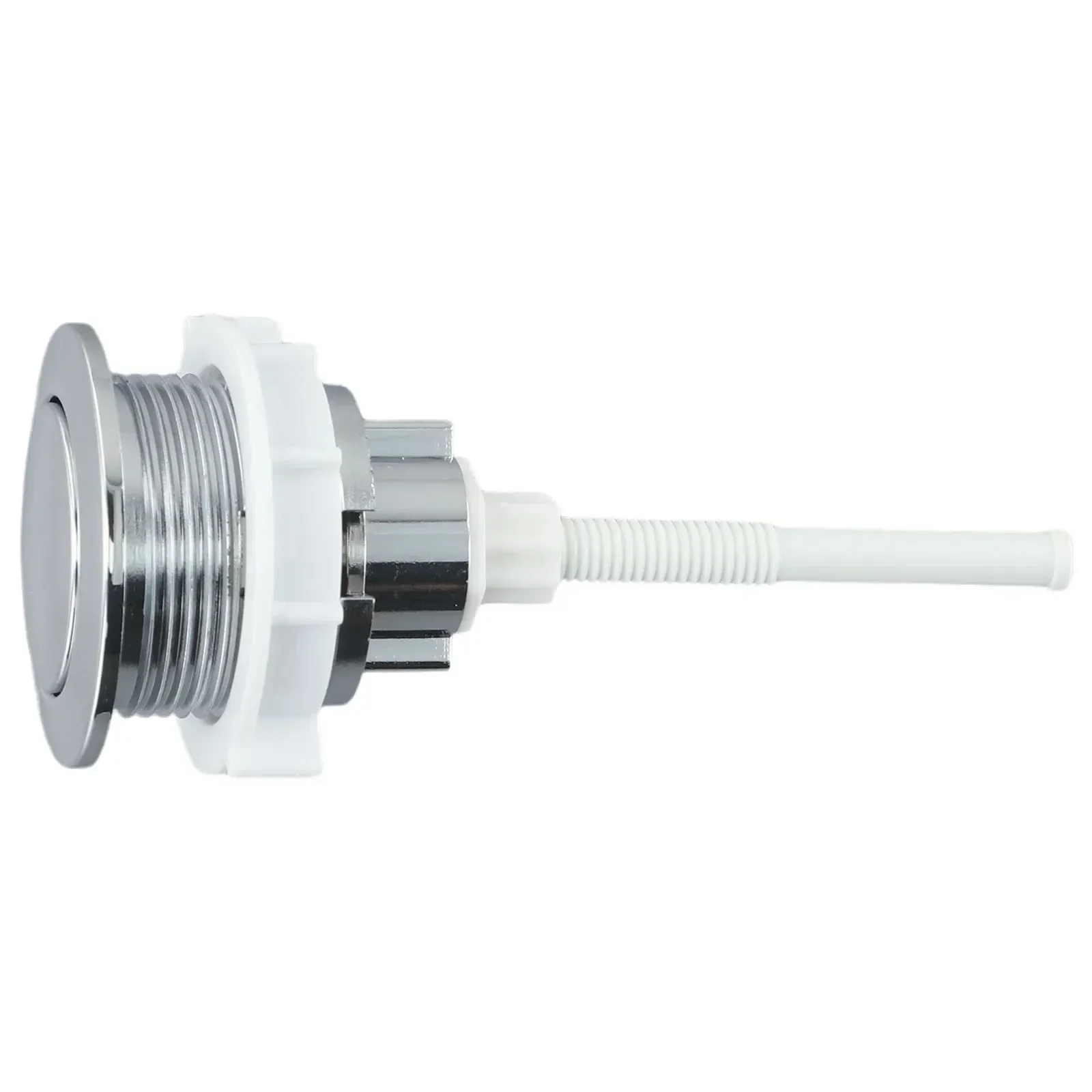 Совершенно новая кнопка для унитаза нержавеющая одна серебристая цельный