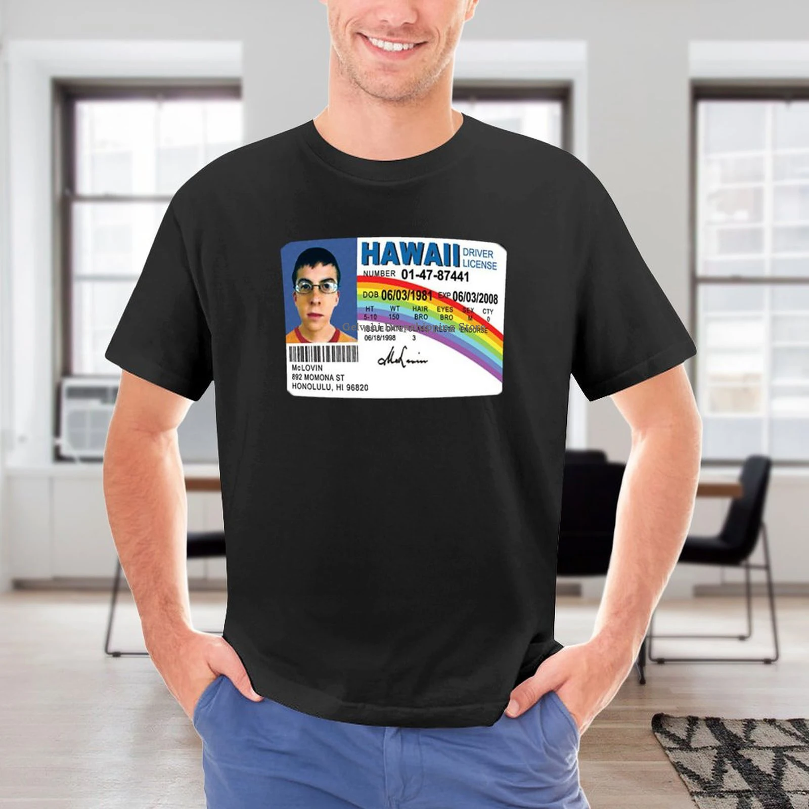 

Футболка Мужская/Женская хлопковая оверсайз, модная рубашка с принтом мкловин, удостоверения личности, суперплохой Джик, топ в стиле хип-хо...