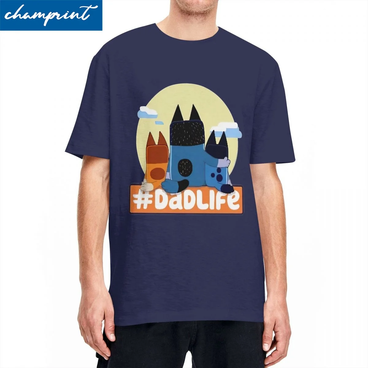 

Футболка мужская хлопковая с круглым вырезом и коротким рукавом