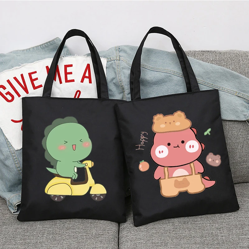 

Cute Pattern Foldable Eco-Friendly Shopping Bag Tote Folding Pouch Handbags Convenient Large-capacity for Travel Grocery Bag