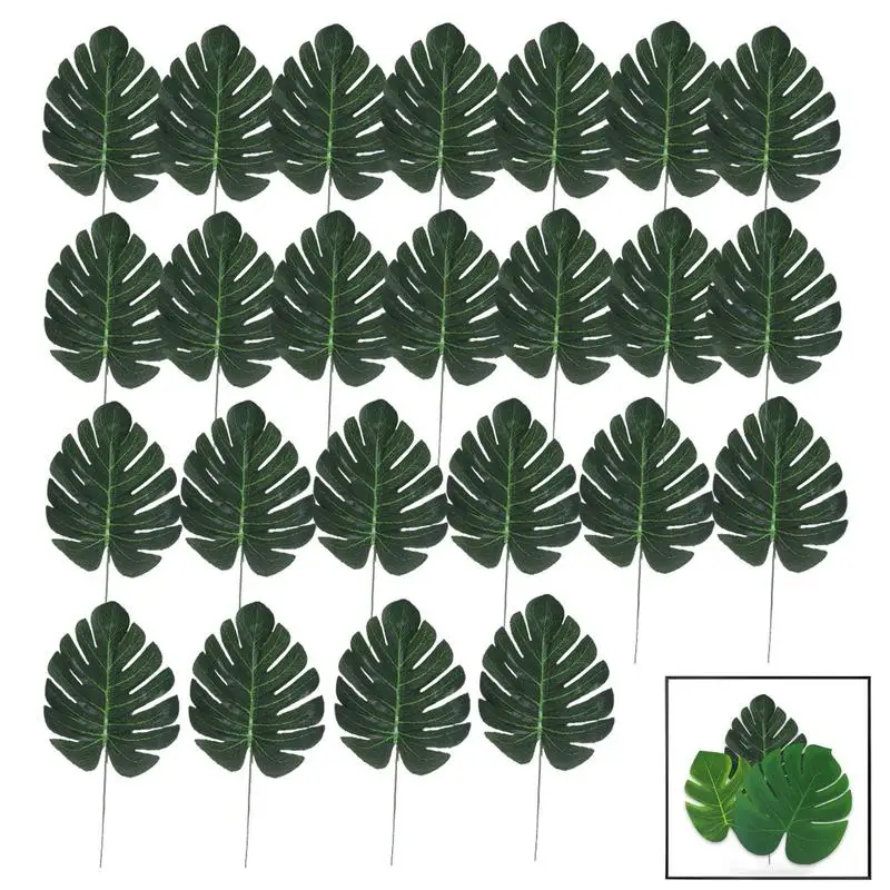 

Декоративные зеленые листья для пальмы, 24 шт.