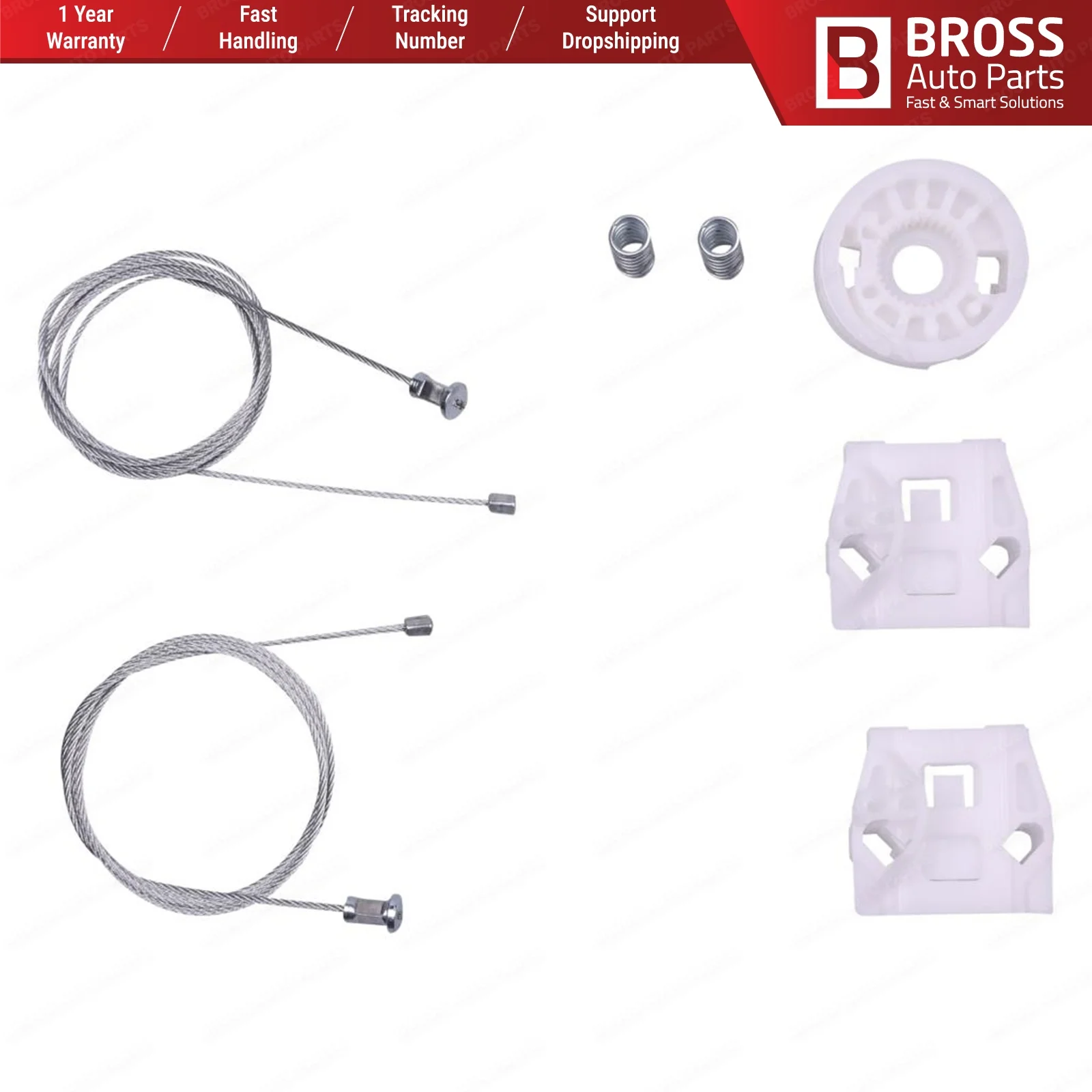 Bross BWR619 электрический регулятор мощности для окон Ремонтный комплект передняя